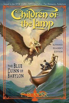 Book cover for The Blue Djinn of Babylon