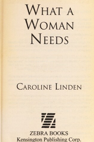 Cover of What a Women Needs
