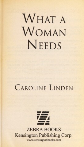 Book cover for What a Women Needs