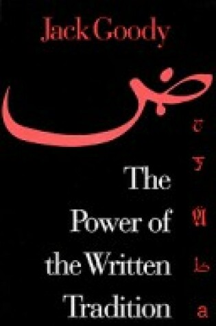 Cover of Power of Written Tradition Ebk