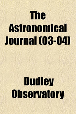 Book cover for The Astronomical Journal (03-04)