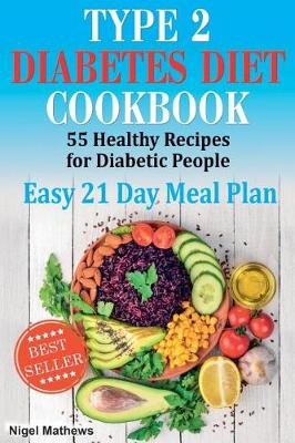 Book cover for Type 2 Diabetes Diet Cookbook & Meal Plan