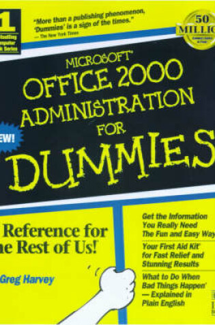 Cover of Microsoft Office 2000 Administration For Dummies