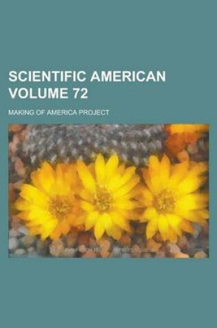 Cover of Scientific American Volume 72