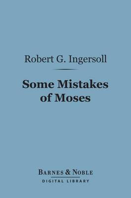 Cover of Some Mistakes of Moses (Barnes & Noble Digital Library)