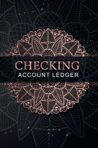 Cover of Checking account ledger