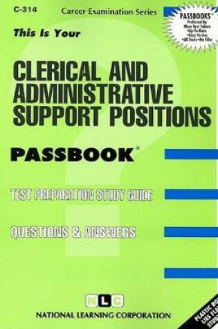 Cover of Clerical, Office & Administrative Support Positions (COAST)