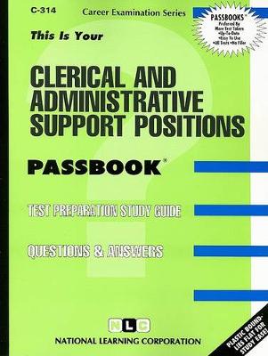 Book cover for Clerical, Office & Administrative Support Positions (COAST)