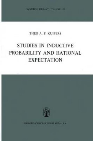 Cover of Studies in Inductive Probability and Rational Expectation