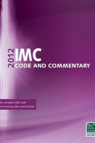 Cover of 2012 International Mechanical Code Commentary