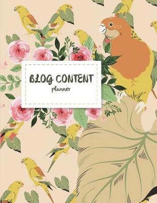 Book cover for Blog content planner