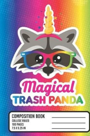 Cover of Magical Trash Panda Composition Book