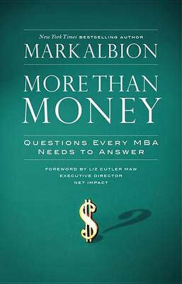 Book cover for More Than Money