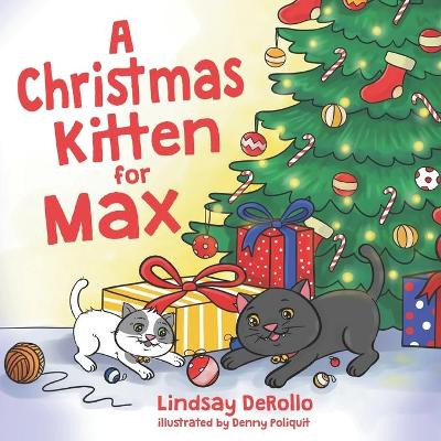 Book cover for A Christmas Kitten for Max