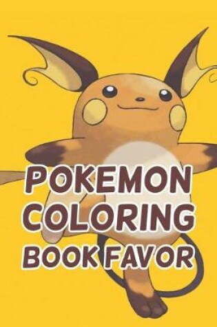 Cover of Pokemon Coloring Book Favor