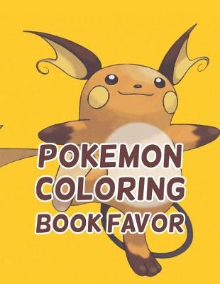 Book cover for Pokemon Coloring Book Favor