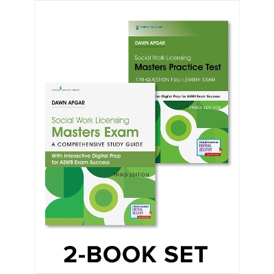 Book cover for Social Work Licensing Masters Exam Guide and Practice Test Set