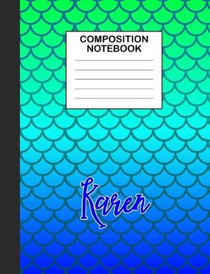 Book cover for Karen Composition Notebook