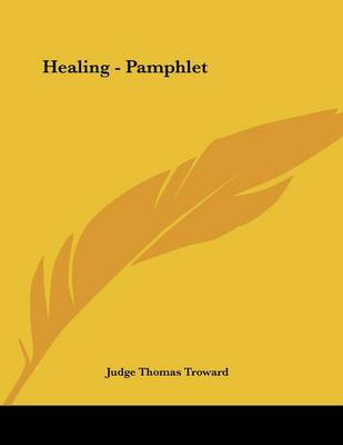 Book cover for Healing - Pamphlet