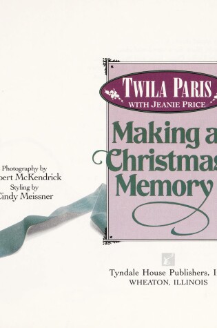 Cover of Making a Christmas Memory