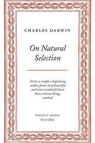 Cover of On Natural Selection