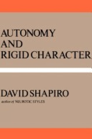 Cover of Autonomy & Rigid Character