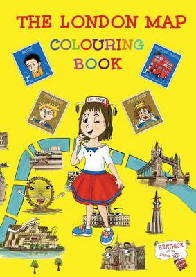Book cover for The London Map Colouring Book