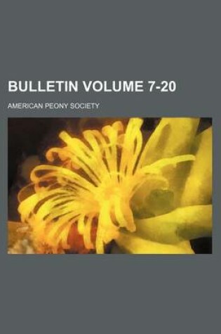 Cover of Bulletin Volume 7-20