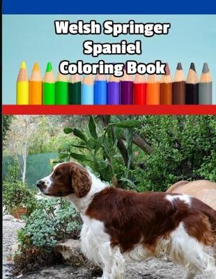 Book cover for Welsh Springer Spaniel Coloring Book