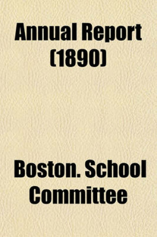 Cover of Annual Report (1890)