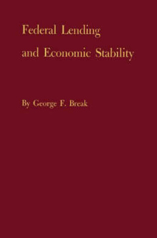 Cover of Federal Lending and Economic Stability