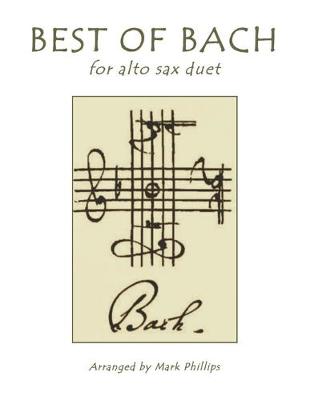 Book cover for Best of Bach for Alto Sax Duet