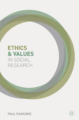 Book cover for Ethics and Values in Social Research