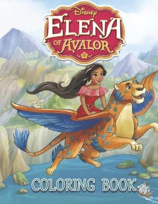 Book cover for Elena of Avalor Coloring Book