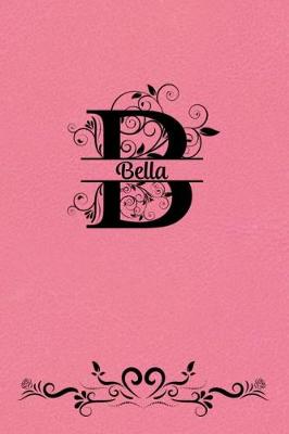 Book cover for Split Letter Personalized Name Journal - Bella