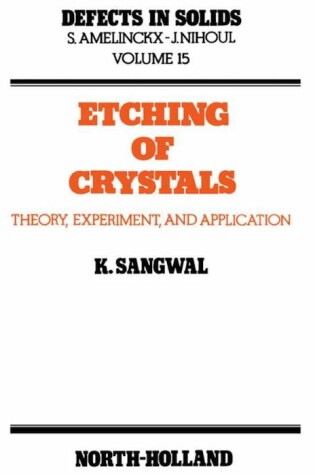 Cover of Etching of Crystals