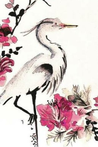 Cover of Japanese Crane Art Journal, Narrow Ruled