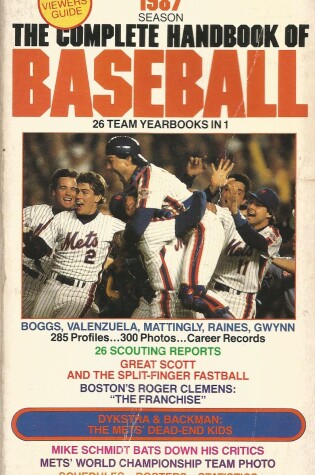 Cover of Hollander Zander Ed. : 1987: Complete Hdbk of Baseball