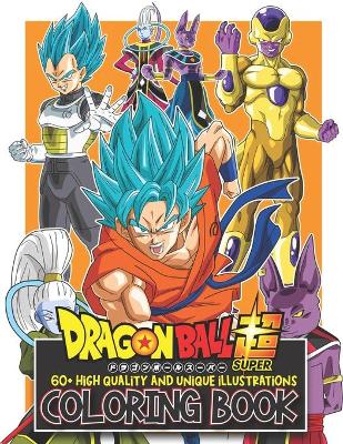 Book cover for Dragon Ball Super Coloring Book