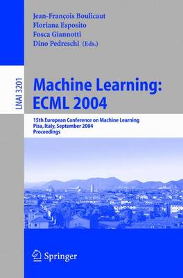 Cover of Machine Learning: Ecml 2004