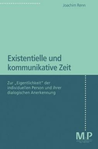 Cover of Existentielle Und Kommunikative Zeit