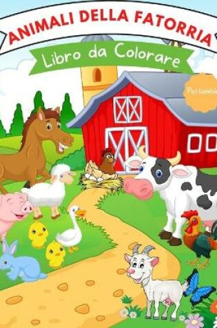 Cover of Libro da colorare con animali della fattoria