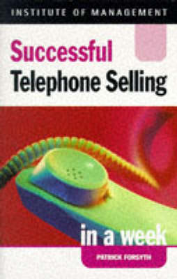 Book cover for Successful Telephone Selling in a Week