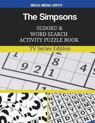 Book cover for The Simpsons Sudoku and Word Search Activity Puzzle Book