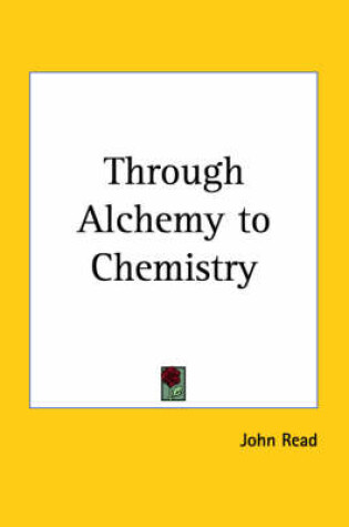 Cover of Through Alchemy to Chemistry