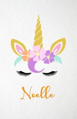 Book cover for Noelle A5 Lined Notebook 110 Pages