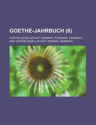 Book cover for Goethe-Jahrbuch (6)