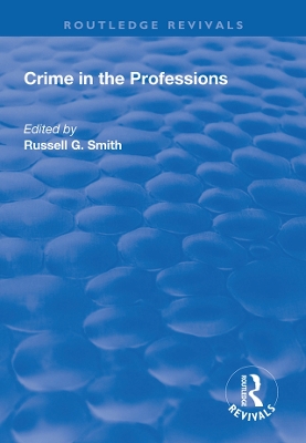 Book cover for Crime in the Professions