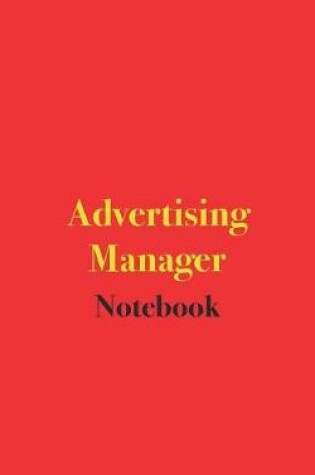 Cover of Advertising Manager Notebook