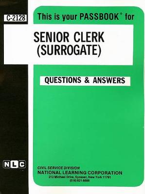 Book cover for Senior Clerk (Surrogate)